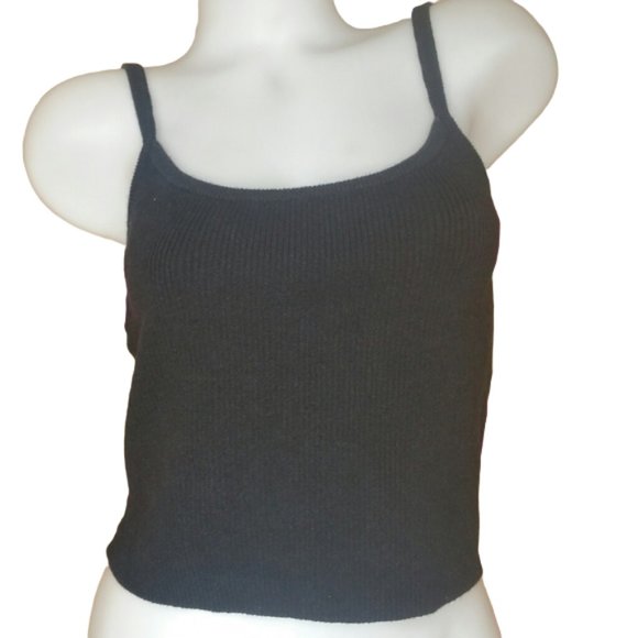 Boutique Europa Tops - Vintage Boutique Europa Black Sweater Tank Top M
